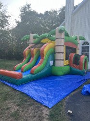 6BE5BC2F 4879 4C1D 8A96 8270390E7CBB 1663591310 Tropical Junior Bounce House and Double Slide
